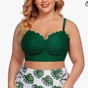 Avidlove Women’s 2 piece Swimsuit Size 4x NWT